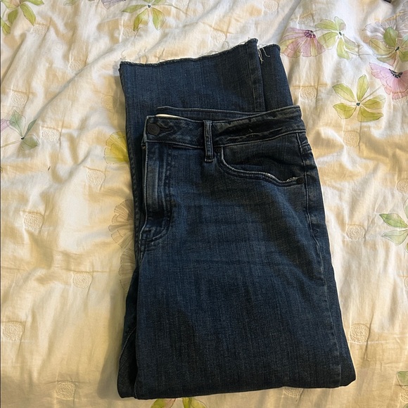 eunina Denim - Eunina Dark Wash Ankle Jeans cropped high rise "emery"